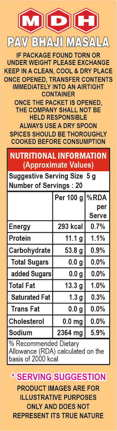 MDH-Pav Bhaji Masala-100gm